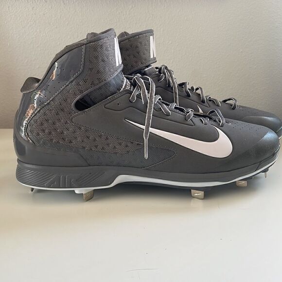Nike 599235 Air Huarache Pro 3/4 Mid Metal Baseball Cleats - Picture 2 of 6